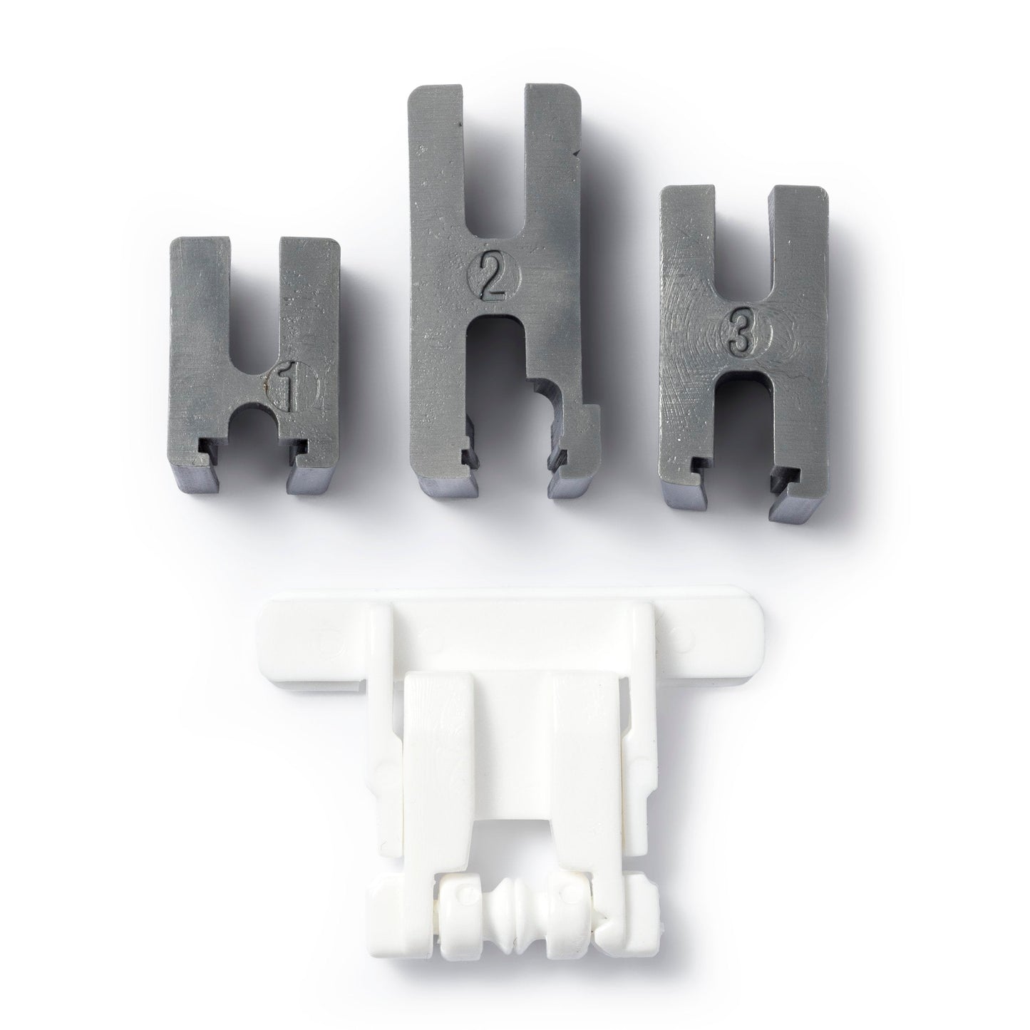 Special zipper foot for Sewing Machines for non-visible zips
