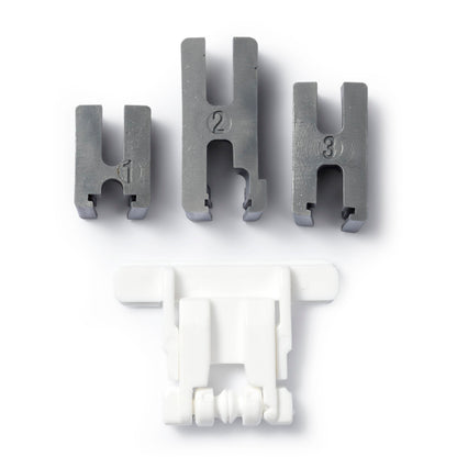 Special zipper foot for Sewing Machines for non-visible zips