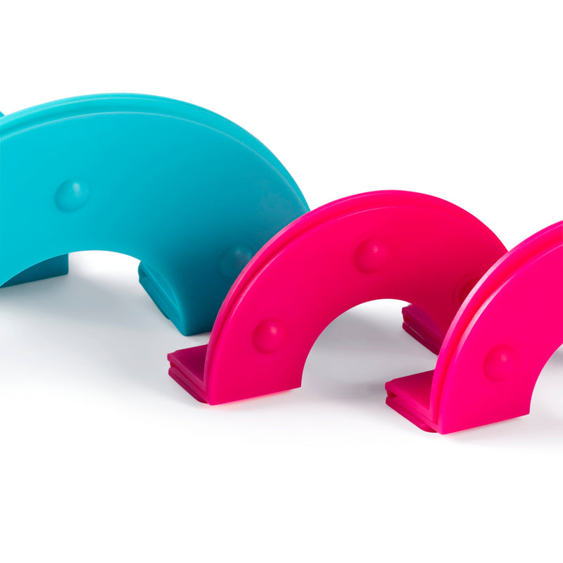 Prym Love Pompom Set, turquoise/blue/pink