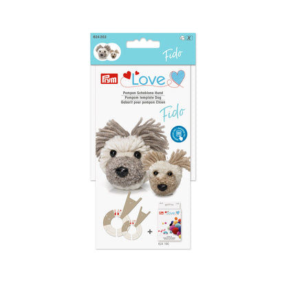 Pompom template Dog Fido
