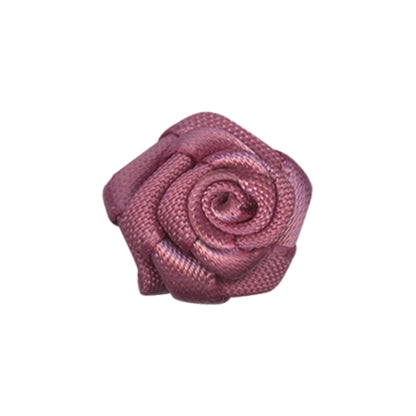 Rose Ribbon Bow With Single Face 15mm(20pcs)