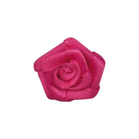 Rose Ribbon Bow With Single Face 15mm(20pcs)
