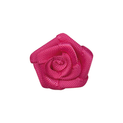 Rose Ribbon Bow With Single Face 15mm(20pcs)