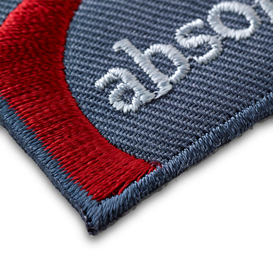 Applique jeans label, absolute sports