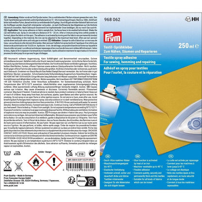 Textile spray adhesive aerosol DE/GB/FR