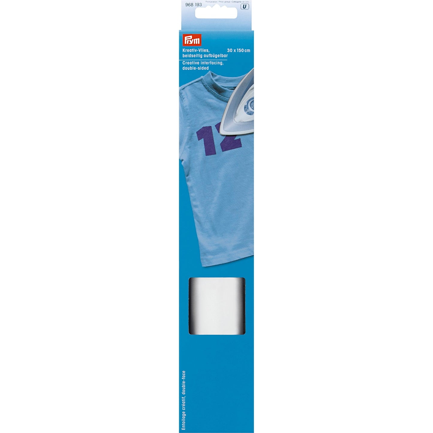 Creative interfacing double-sided for ironing on 150 x 30 cm