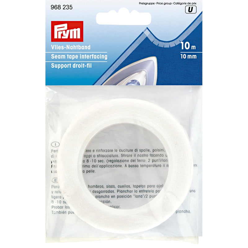 Seam tape interfacing 10 mm white