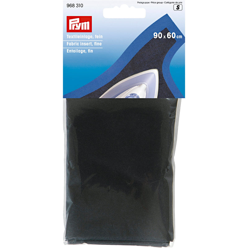 Fabric insert fine 90 x 60 cm black