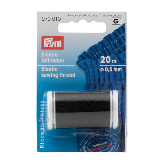 Elastic Sewing Thread 0.5 mm black