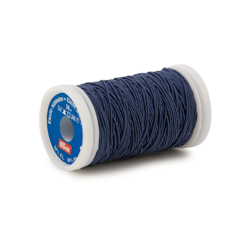Elastic Sewing Thread 0.5 mm navy blue