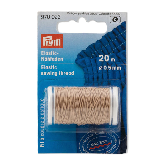 Elastic Sewing Thread 0.5 mm sand