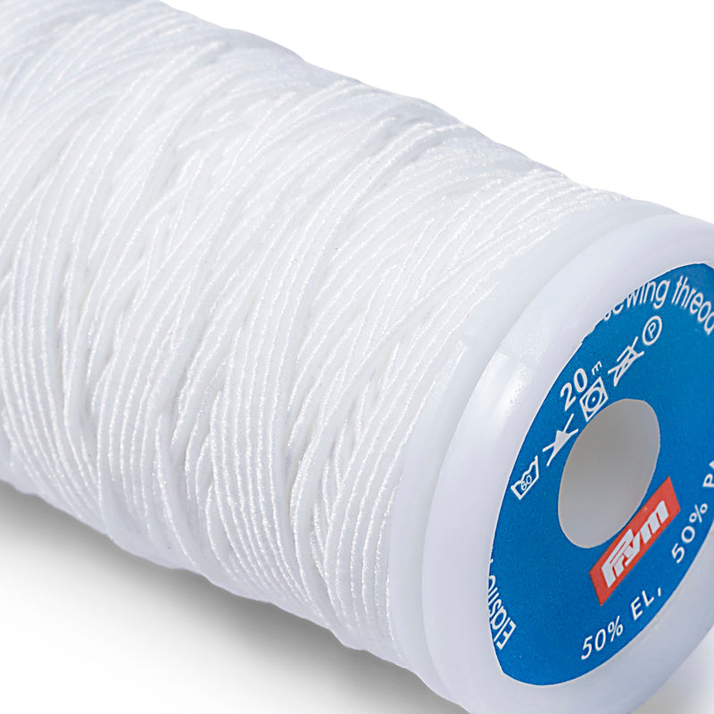 Elastic Sewing Thread 0.5 mm white