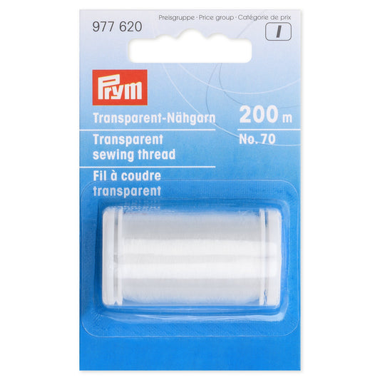 Sewing thread transparent light