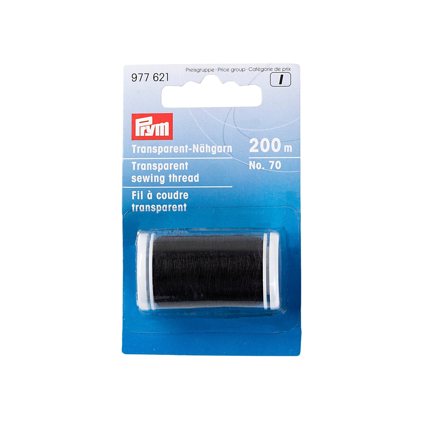Sewing thread transparent dark