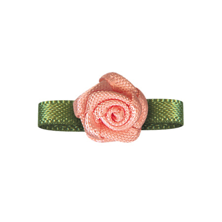 Bow Foliage Flower With Single Face Satin (20 PCS)