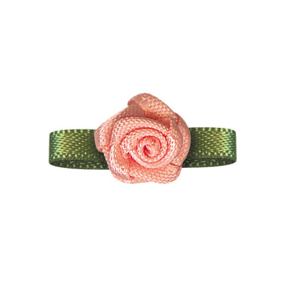 Bow Foliage Flower With Single Face Satin (20 PCS)