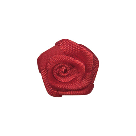 Rose Ribbon Bow With Single Face 15mm(20pcs)