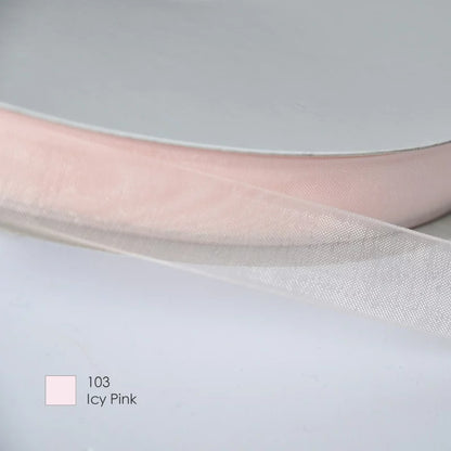 9mm Premium organza ribbon size