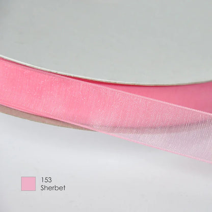 9mm Premium organza ribbon size