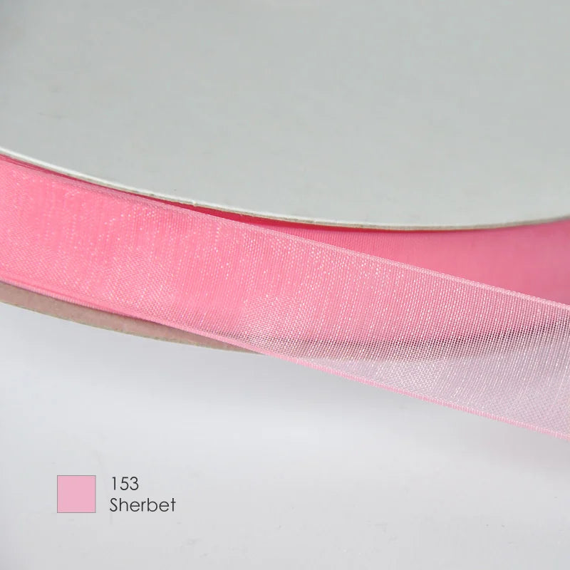 19mm Premium organza ribbon size