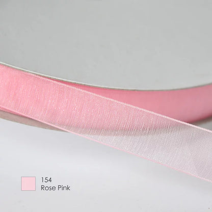 9mm Premium organza ribbon size