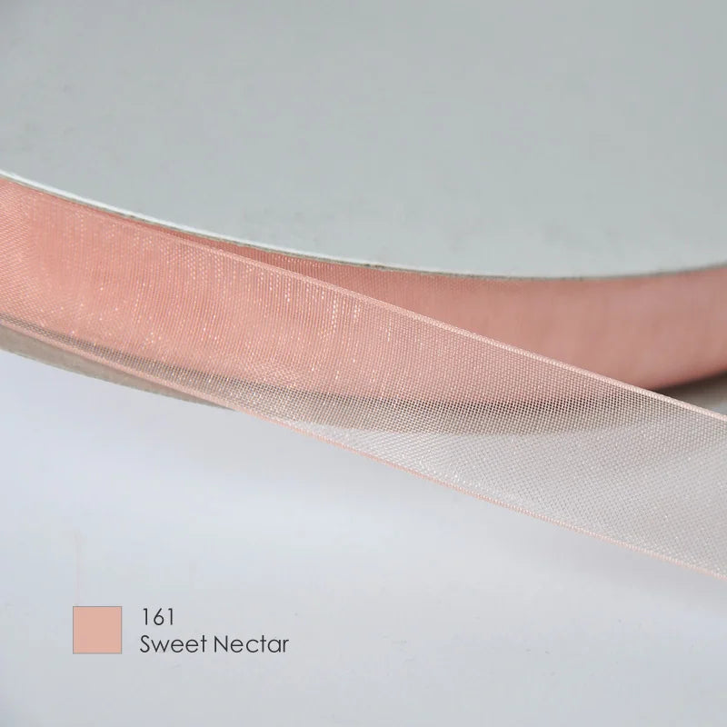 9mm Premium organza ribbon size