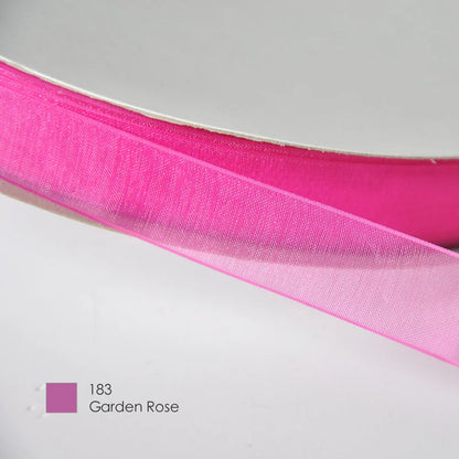 9mm Premium organza ribbon size