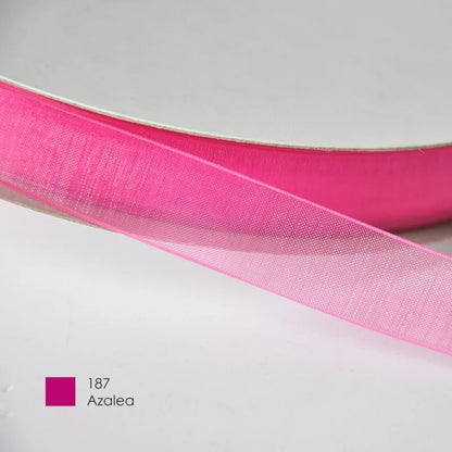 19mm Premium organza ribbon size