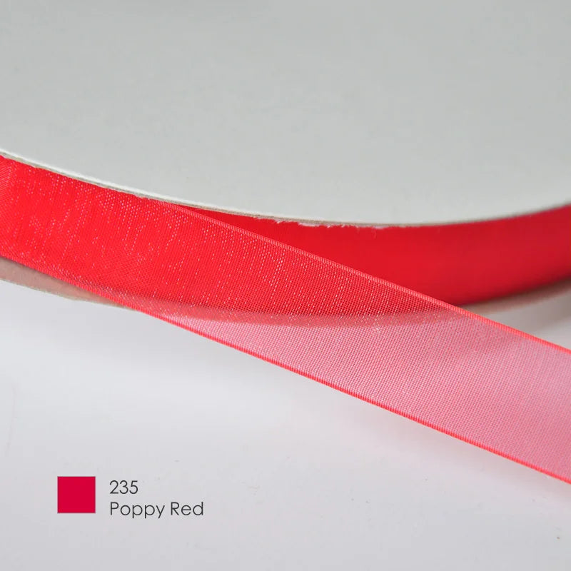 9mm Premium organza ribbon size