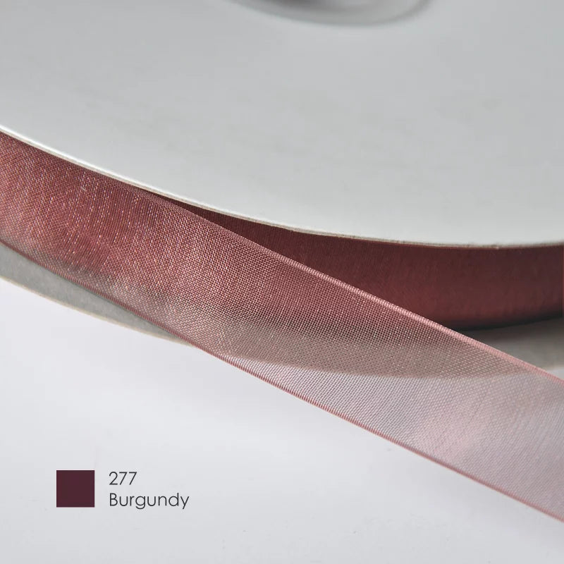 9mm Premium organza ribbon size