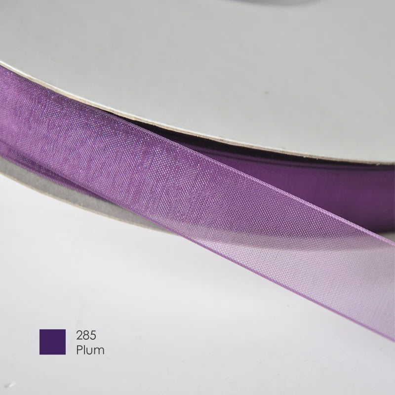 9mm Premium organza ribbon size