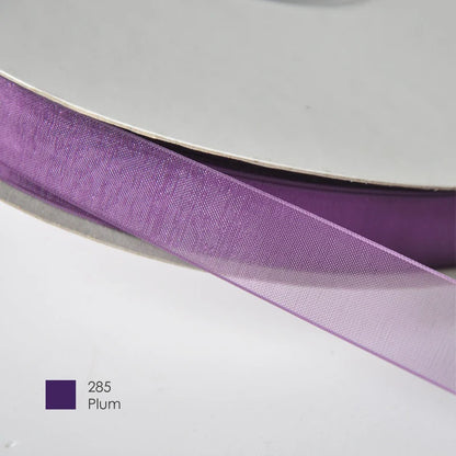 9mm Premium organza ribbon size