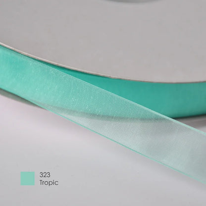 9mm Premium organza ribbon size