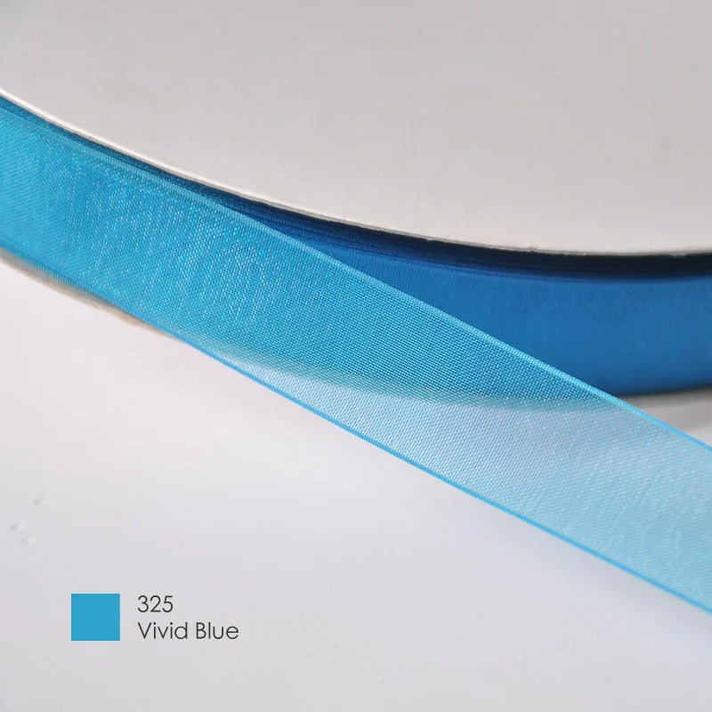 9mm Premium organza ribbon size