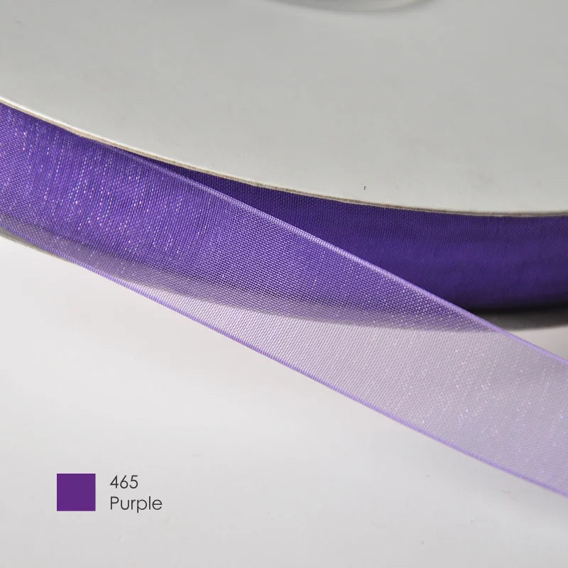 9mm Premium organza ribbon size