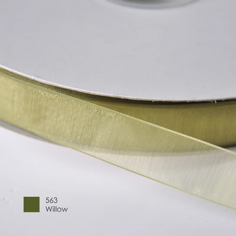 9mm Premium organza ribbon size