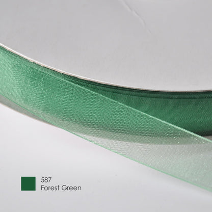 9mm Premium organza ribbon size