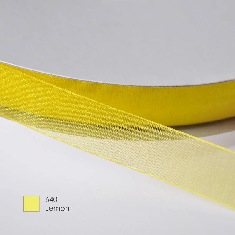 9mm Premium organza ribbon size