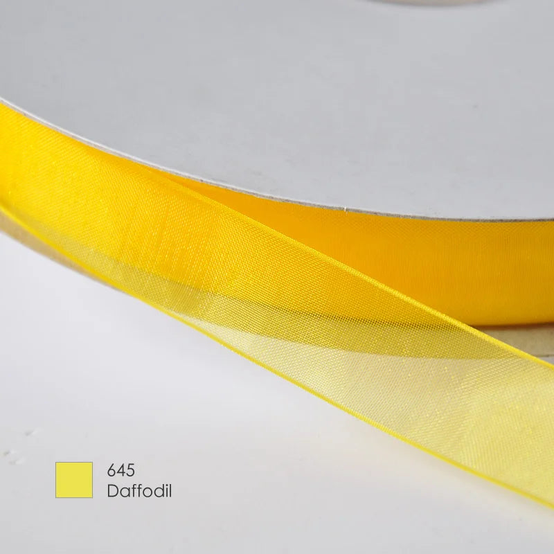 9mm Premium organza ribbon size