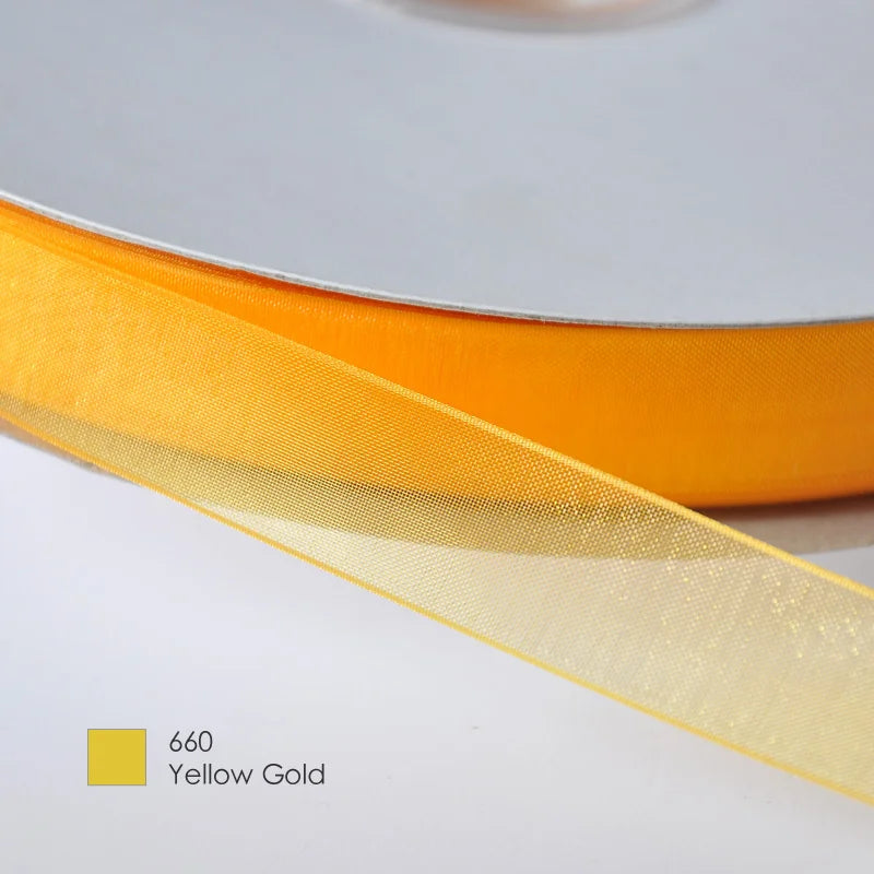 9mm Premium organza ribbon size