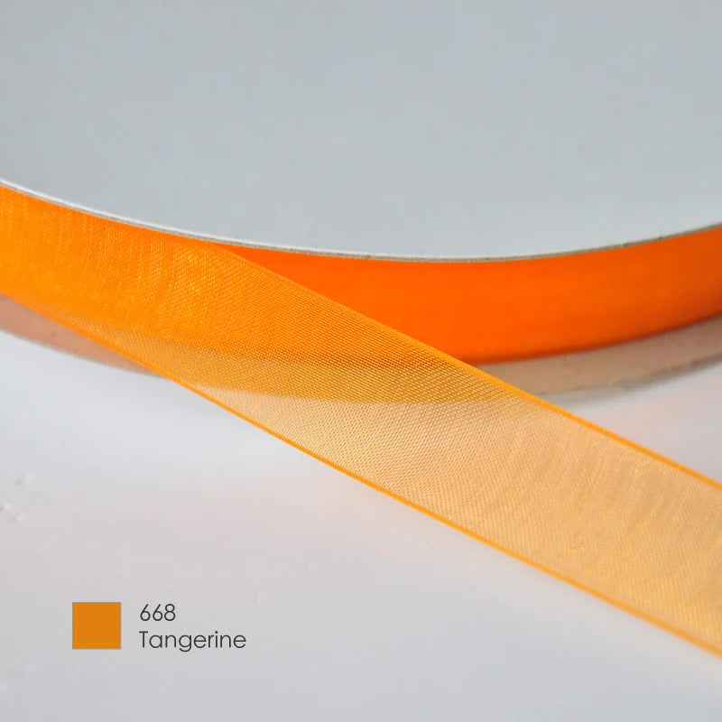 9mm Premium organza ribbon size
