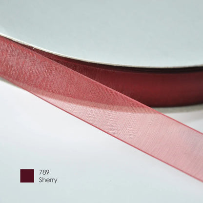9mm Premium organza ribbon size