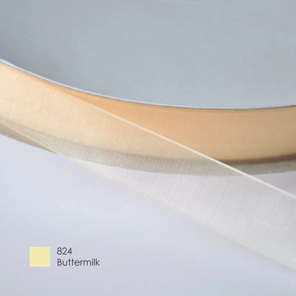 9mm Premium organza ribbon size