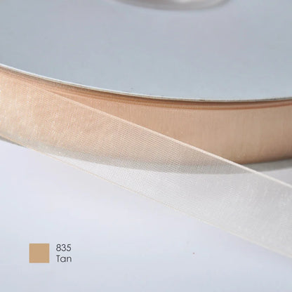 9mm Premium organza ribbon size