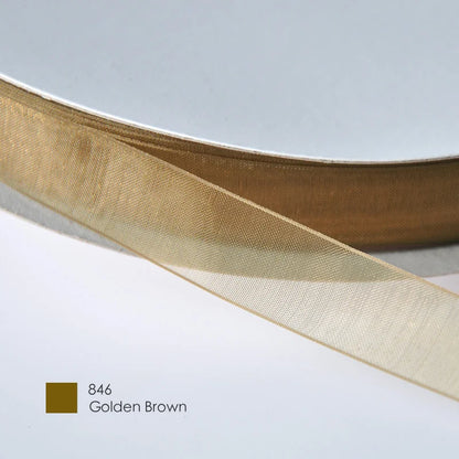 19mm Premium organza ribbon size