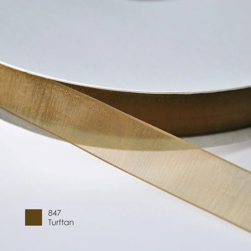 19mm Premium organza ribbon size