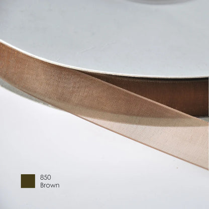 19mm Premium organza ribbon size
