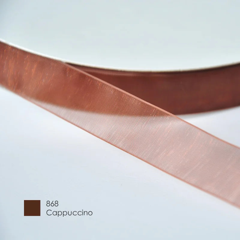 9mm Premium organza ribbon size
