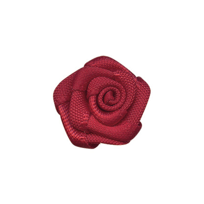 Rose Ribbon Bow With Single Face 15mm(20pcs)