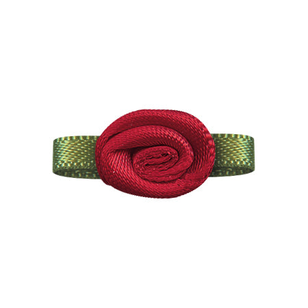 Bow Foliage Flower With Single Face Satin  (20PCS)
